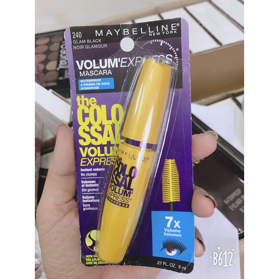 Mascara Maybeline vàng 7X hàng chuẩn Mỹ