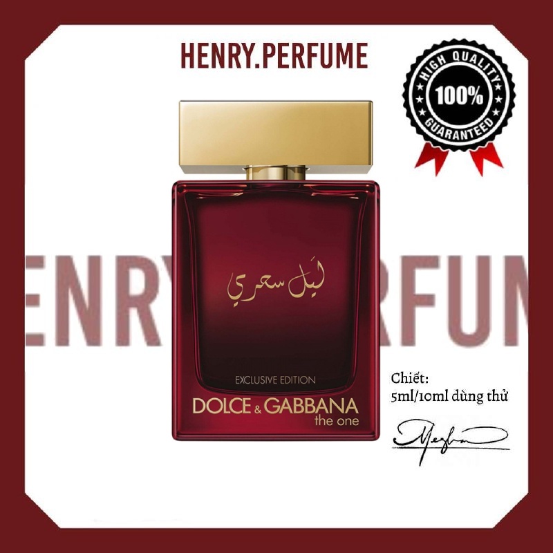 ⛅ Nước hoa  D&G The One Royal Night 5ml/10ml/20ml ®️