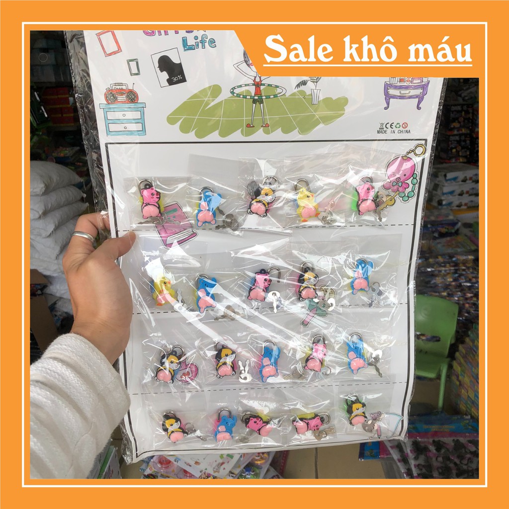 Ổ Móc Khóa 1 Vỉ 20 Chiếc Hình Mông Đào Ngộ Nghĩnh Sỉ Đồ Chơi Cho Trẻ Em Hà Nội, Mút Chỉ Shop