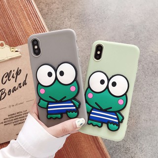 Ốp điện thoại hình con ếch dễ thương cho Iphone ip5/5s/Se ip6/6s ip6P/6sP ip7/8 ip7P/8P ipX ipXs ipXs Max