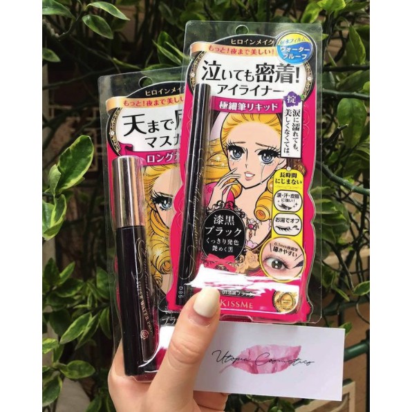 Sản phẩm Set mascara và eyeliner kiss me heroin