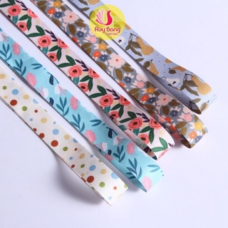 Ruy băng hoa HQ 38mm dùng làm nơ bờm, kẹp tóc