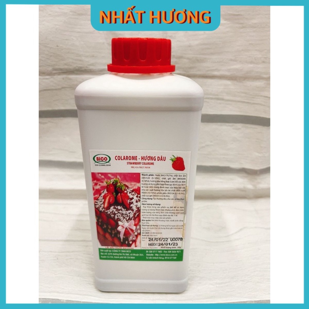 Hương Dâu Bico Có Màu 1kg