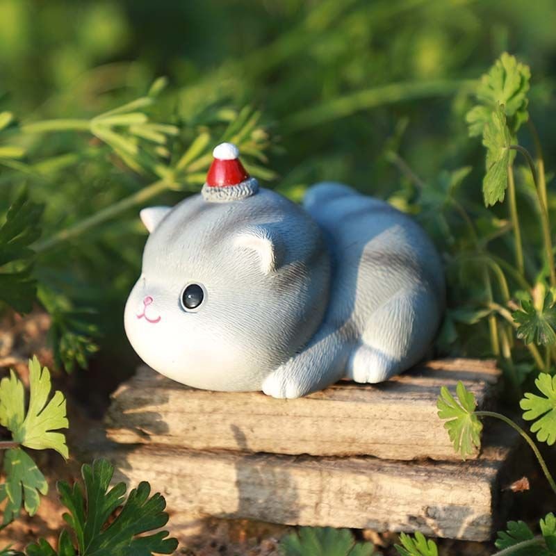 Mô hình mèo biểu cảm đáng yêu. Siêu cute làm quà tặng hoặc trang trí trưng bày