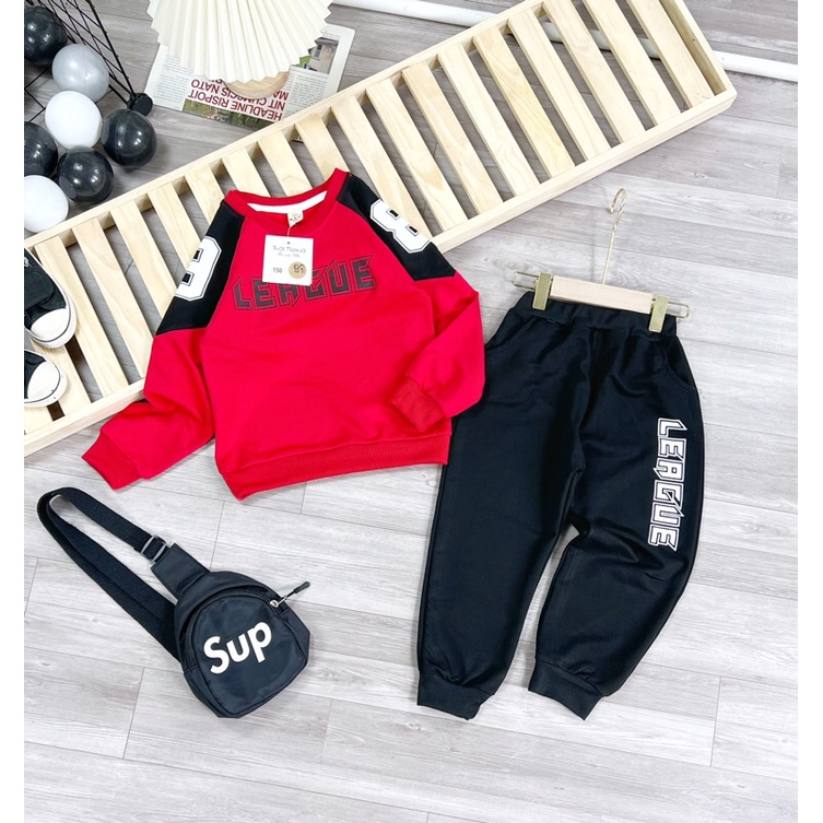 Bộ nỉ bé trai từ 20-29kg