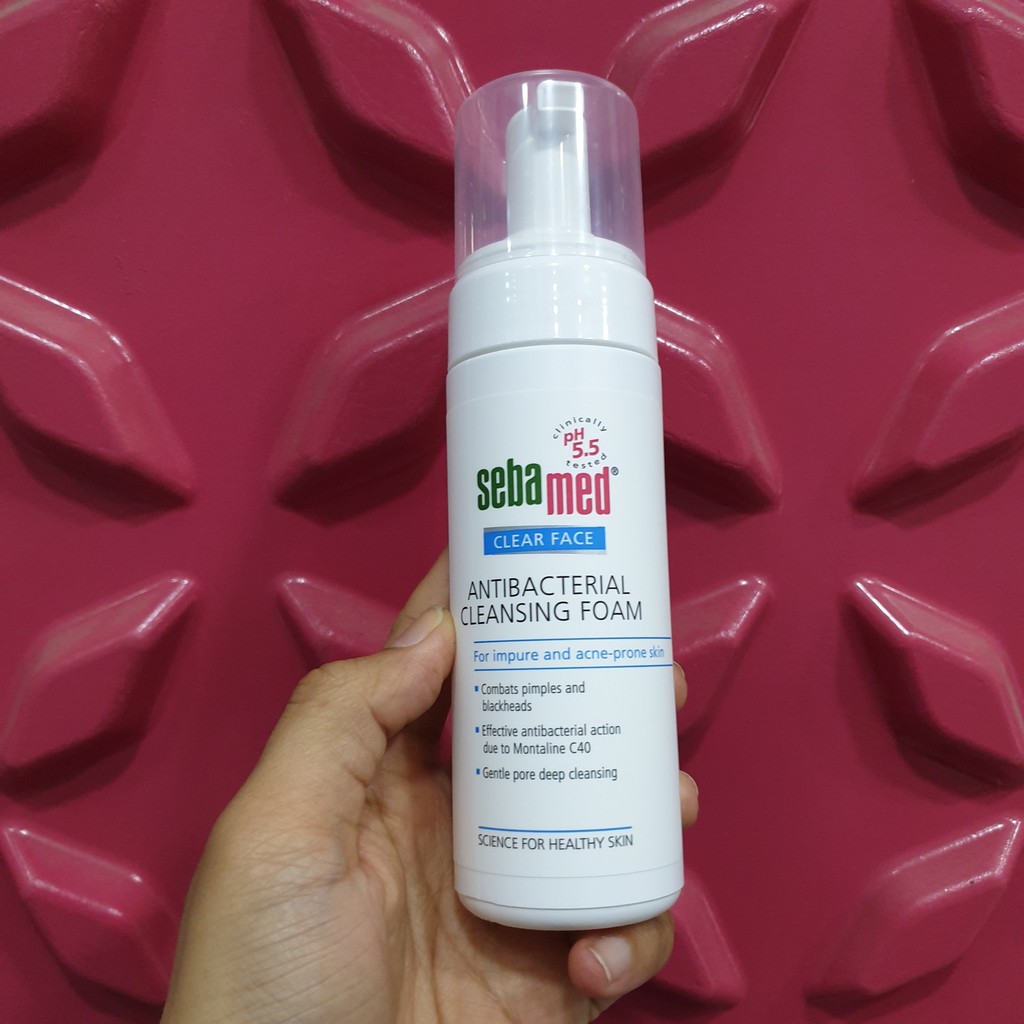 SỮA RỬA MẶT TẠO BỌT KHÁNG KHUẨN GIẢM MỤN SEBAMED FACE ANTIBACTERIAL CLEANSING FOAM CHÍNH HÃNG - 6918