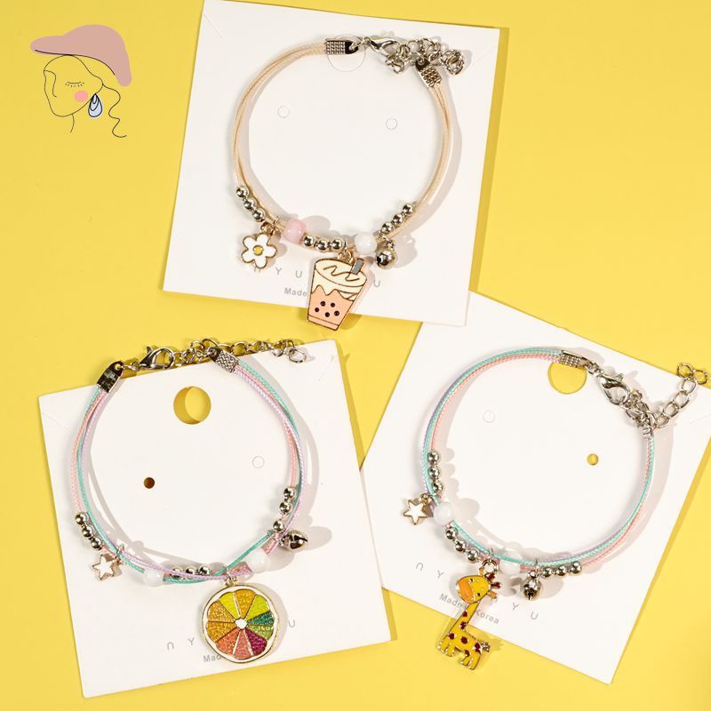 Vòng Tay Mặt Gốm Sứ Nhiều Màu Dễ Thương Thời Trang Hàn Quốc