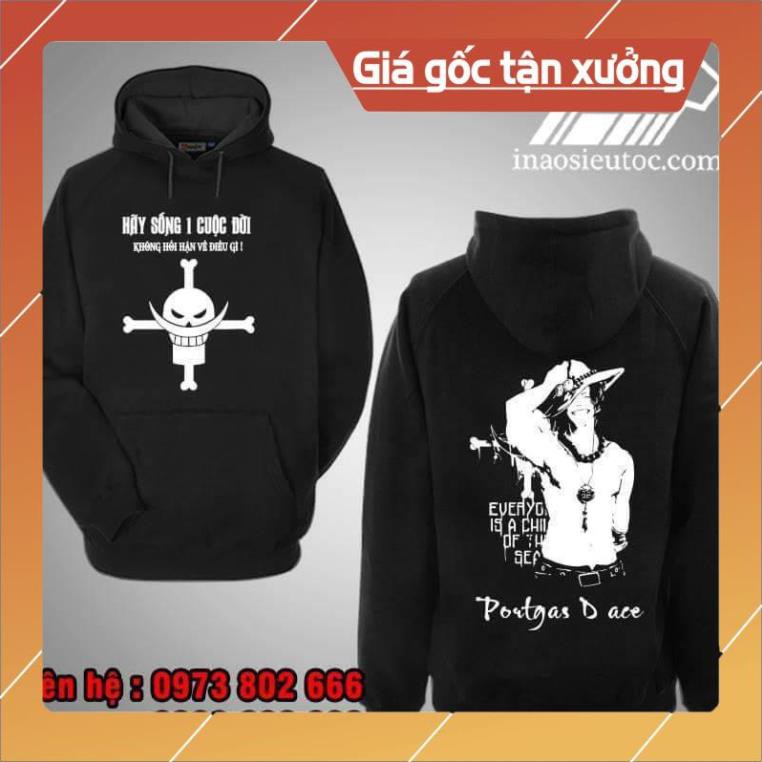 [SALE GIÁ GỐC] [ BÁN CHẠY ]Hoodie Ace One Piece cực HOT khuyến mại khủng giá rẻ dẹp