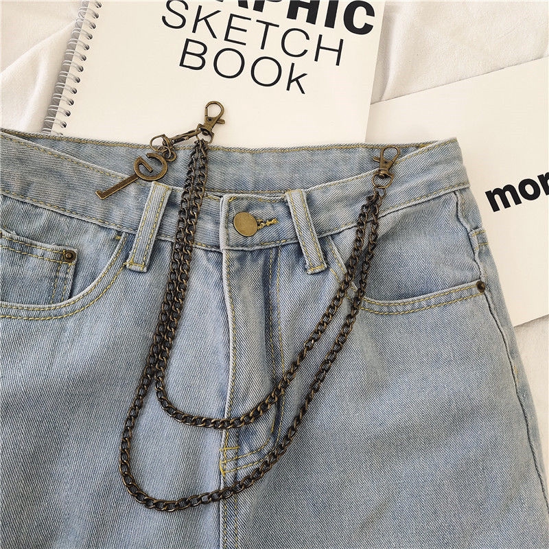 Chuỗi Dây Xích Đồng Màu Đồng 22550 Trang Trí Quần Phong Cách Hip Hop Cổ Điển Cho Nam Nữ