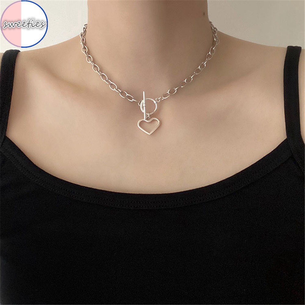 Dây Chuyền Kim Loại Phong Cách Hàn Quốc Cho Nữ