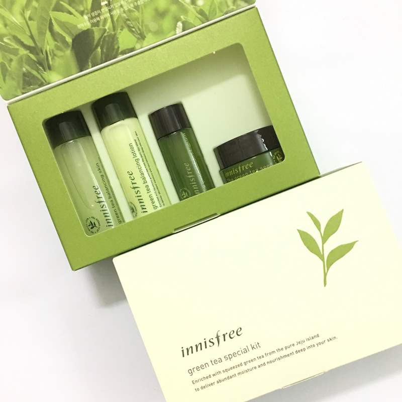 (MẪU MỚI) Bộ dưỡng da trà xanh mini Innisfree Green Tea Special Kit 4 in 1