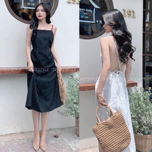 (HÌNH THẬT 100%) ❌❌ ĐẦM SUÔNG HỞ LƯNG CHẠY RÚT DÂY