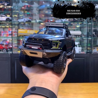 Xe mô hình sắt ford f150 raptor offroad màu đen