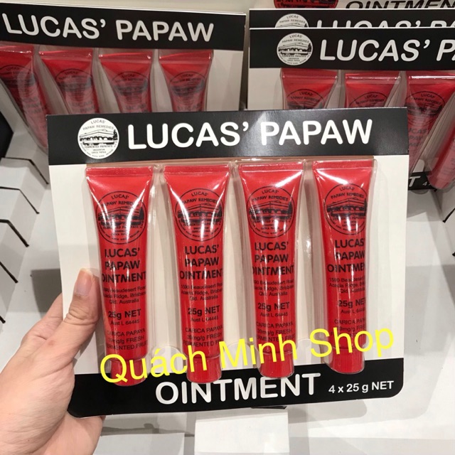 Tuýp Lucas pawpaw 25g tách set