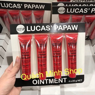 Tuýp Lucas pawpaw 25g tách set