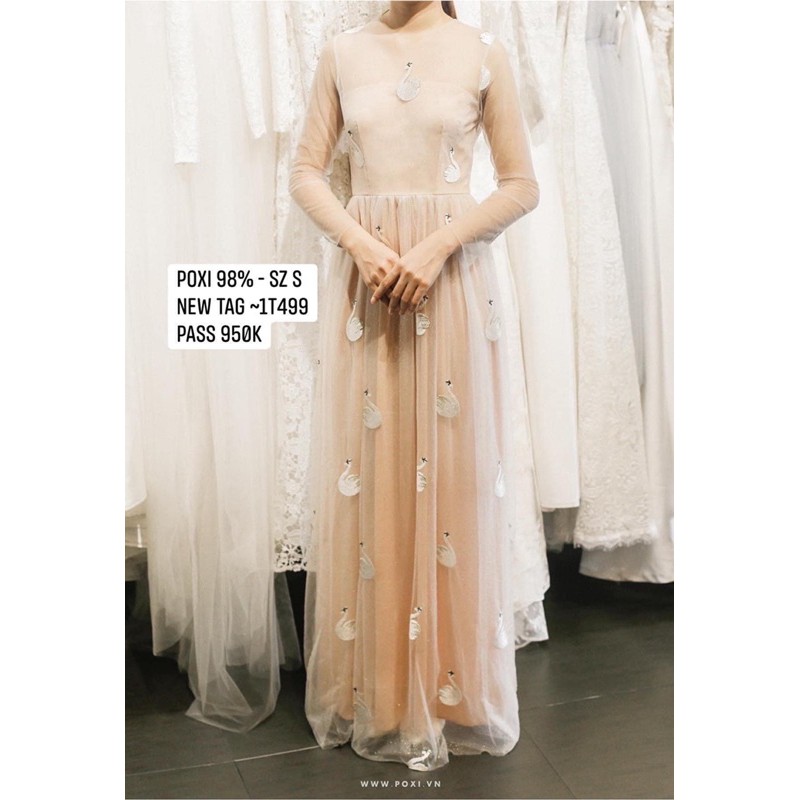 🔥Pass🔥 Váy dài POXI thiên nga