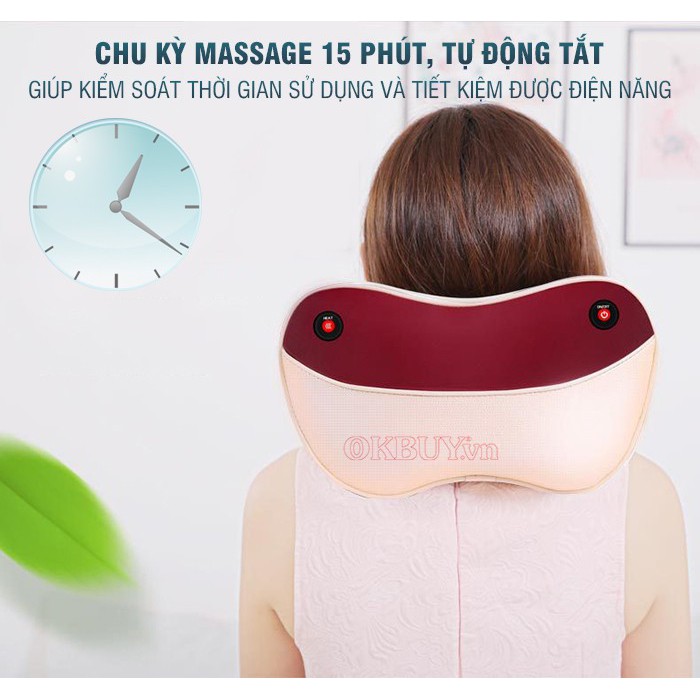 Máy (gối) massage giảm mỡ bụng đa năng thế hệ mới YIJIA YJ-209 - Hàng cao cấp - giá rẻ