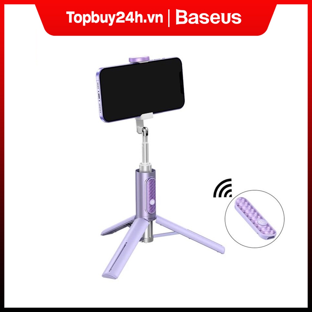 Gậy tripod Baseus chụp ảnh tự sướng không dây Bluetooth cho dân du lịch