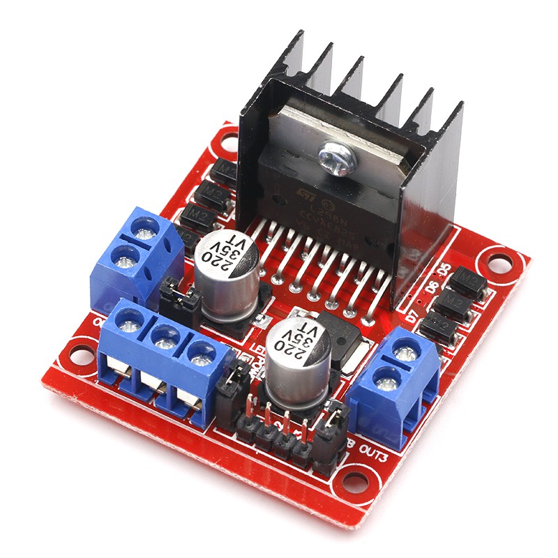 (1 / 3 CÁI) Mô-đun điều khiển động cơ L298N, Trình điều khiển động cơ, Arduino, có sẵn tại Thái Lan,