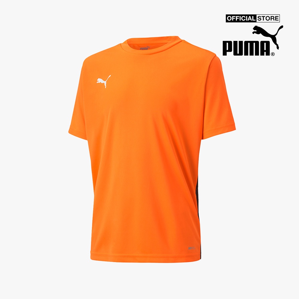 PUMA - Áo thun thể thao trẻ em cổ tròn tay ngắn Teamsport 656811-20