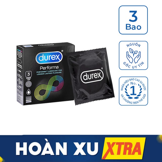 Bao Cao Su Durex Performa 3 Bao
