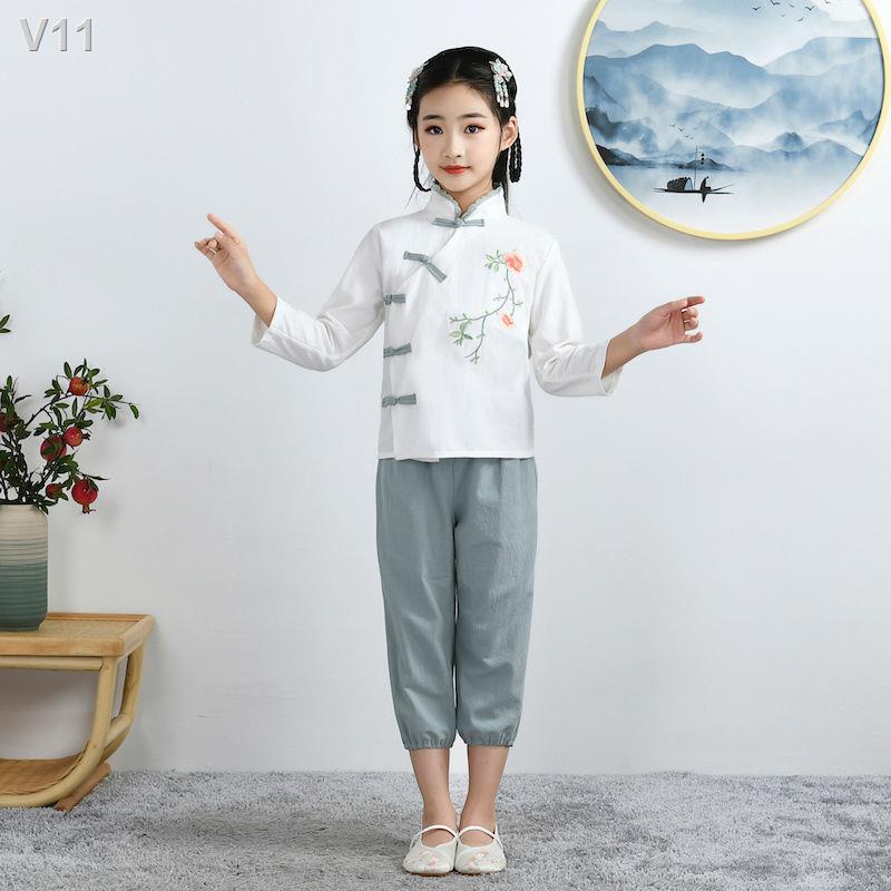 ☒✹Trang phục trẻ em, quần áo Hán, bộ đồ Đường, văn hóa Trung Quốc, phong cách Hoa Dân học sinh tiểu truyền thống, biểu d