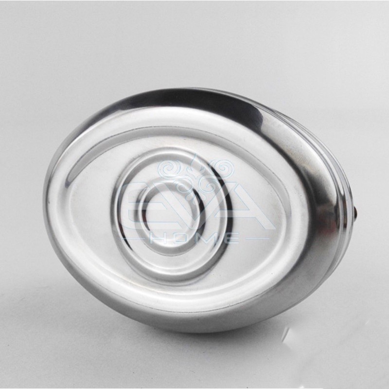 Gạt Tàn Thuốc Lá Inox Có Nút Bấm Đóng Mở Ngăn Đựng Tàn Thuốc Thông Minh / Gạt Tàn Inox Bấm Nút Tiện Dụng