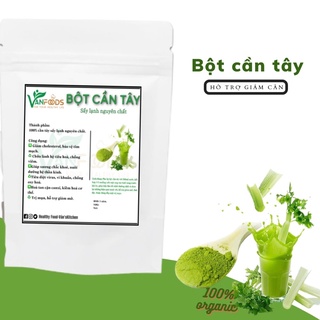 Bột cần tây sấy lạnh 250gram nguyên chất không pha tạp Vanfood-Bột cần tây 100% không pha tạp