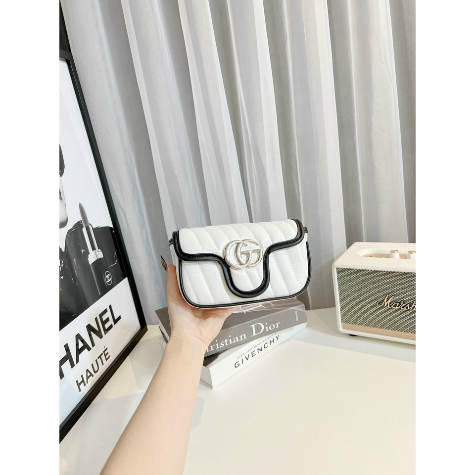 Túi Đeo Chéo GUXI MINI Da Mềm Có 1 Ngăn Đựng Vừa Điện Thoại,Dây Xích Có Thể Điều Chỉnh Ngắn Dài Tùy Minh Đeo Kẹp Nách