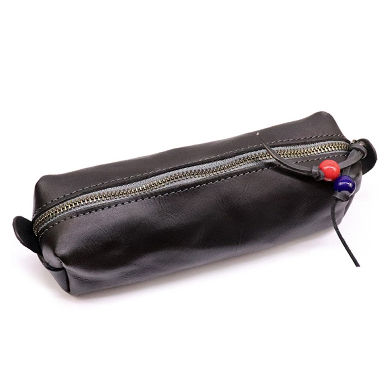 Túi Đựng Bút / Mắt Kính Bằng Da Bền Bỉ Tiện Dụng Mang Theo Du Lịch / Trường Học