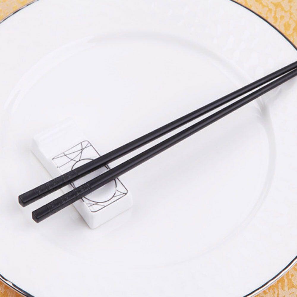 Đũa Ăn Sushi Cán Dài Màu Đen Phong Cách Nhật Bản