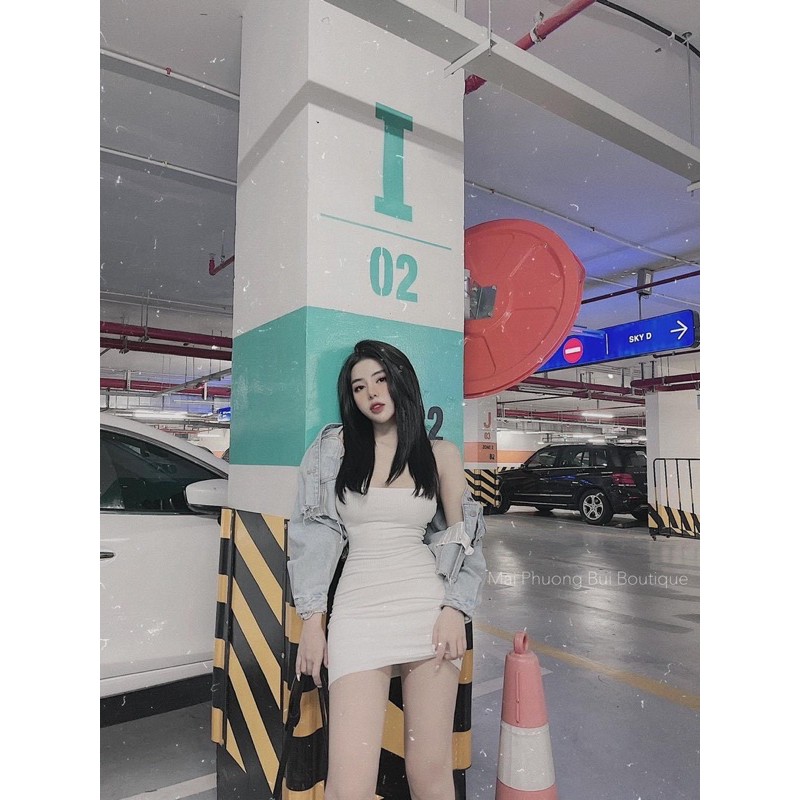 Đầm body 2 dây trơn nữ nhiêu màu ( len tăm ) - Carotshop | BigBuy360 - bigbuy360.vn