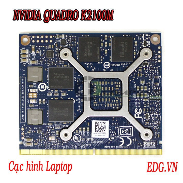 Cạc hình Laptop K2100M . NVIDIA QUADRO K2100M - NVIDIA K2100M
