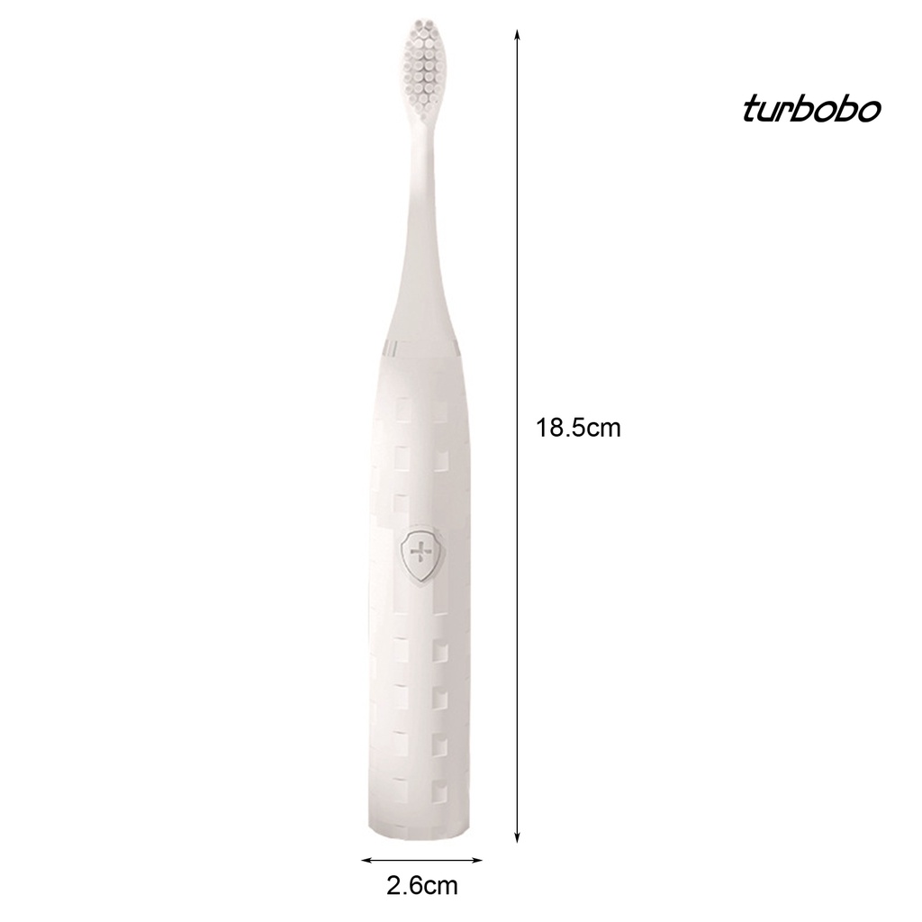 Bàn chải đánh răng điện Turbobo cầm tay lông mềm làm trắng thông minh chống nước IPX7 cho gia đình