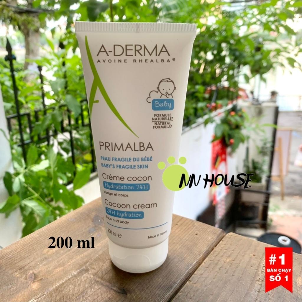 Kem dưỡng ẩm cho bé sơ sinh Aderma Primalba Cocoon Cream,kem dưỡng da mặt và cơ thể bé làm dịu da,a derma an toàn cho bé