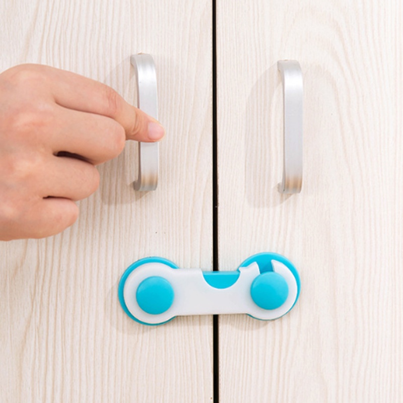 1 Dây Đai Khóa Cửa Tủ Lạnh/Ngăn Kéo Đa Năng Giữ An Toàn Cho Bé