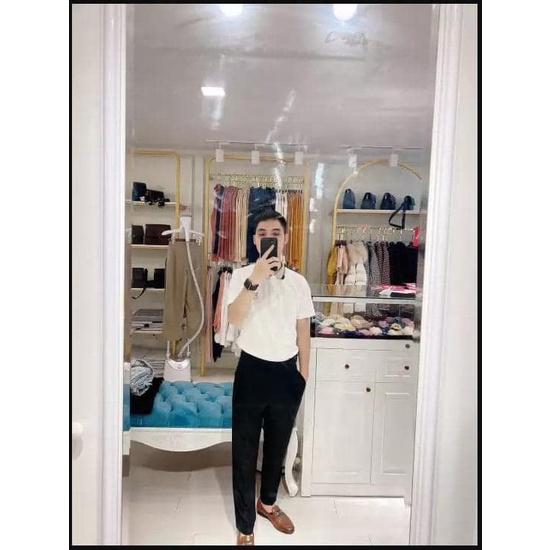 Áo Thun Cổ Bẻ, Áo Polo Nam Cotton mềm mịn Thêu Gấu