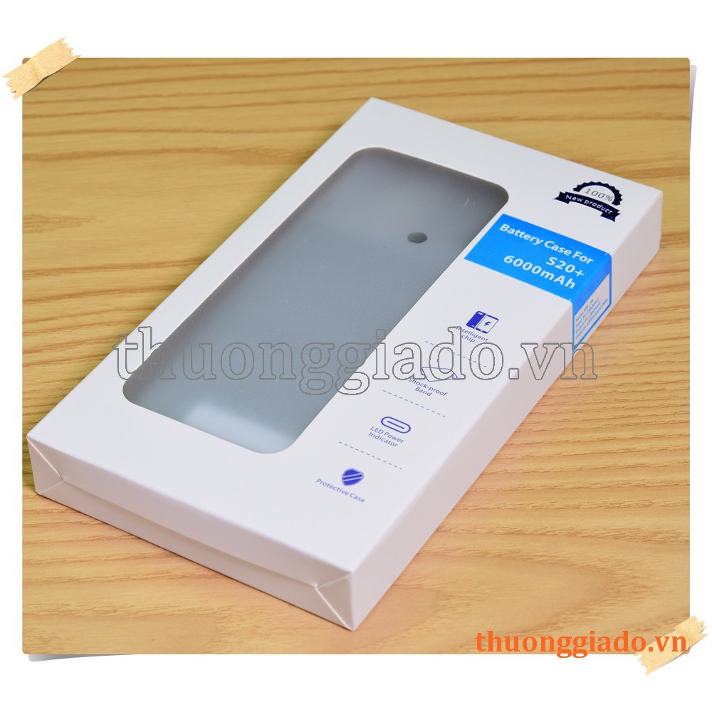 Ốp lưng kiêm pin sạc dự phòng 6000mAh cho điện thoại Samsung Galaxy S20+/ Galaxy S20 Plus