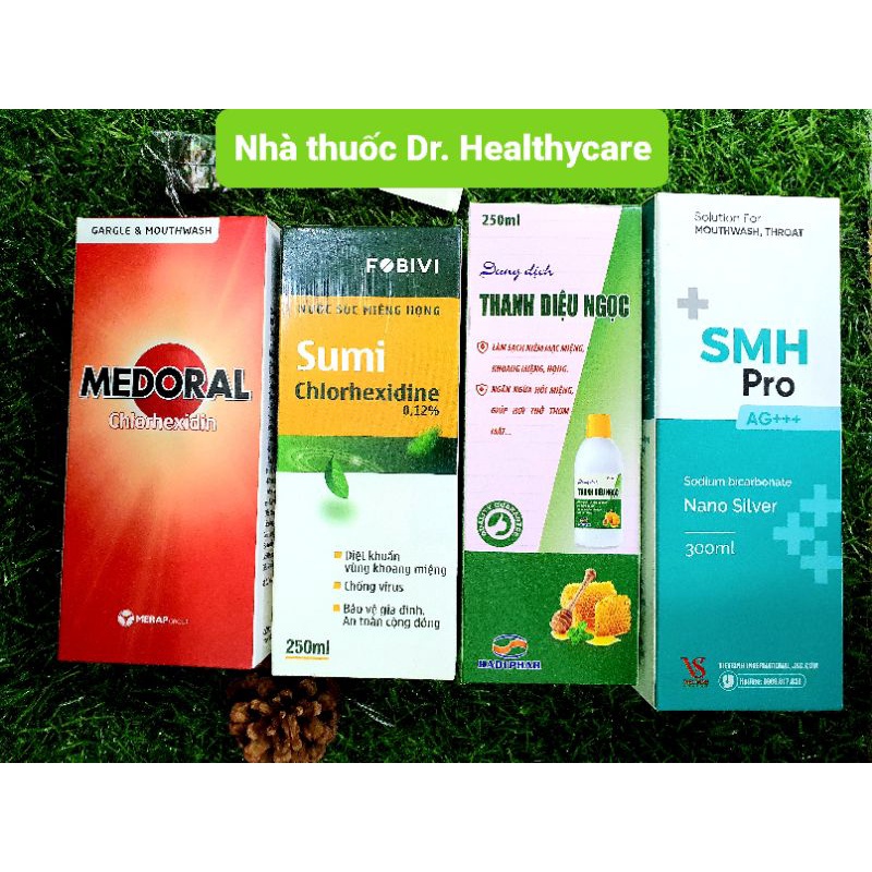 ✅ Nước súc miệng họng Medoral / Sumi / Thanh diệu ngọc/ SMH Ag+++ làm sạch khoang miệng, ngừa lây nhiễm qua đường hô hấp