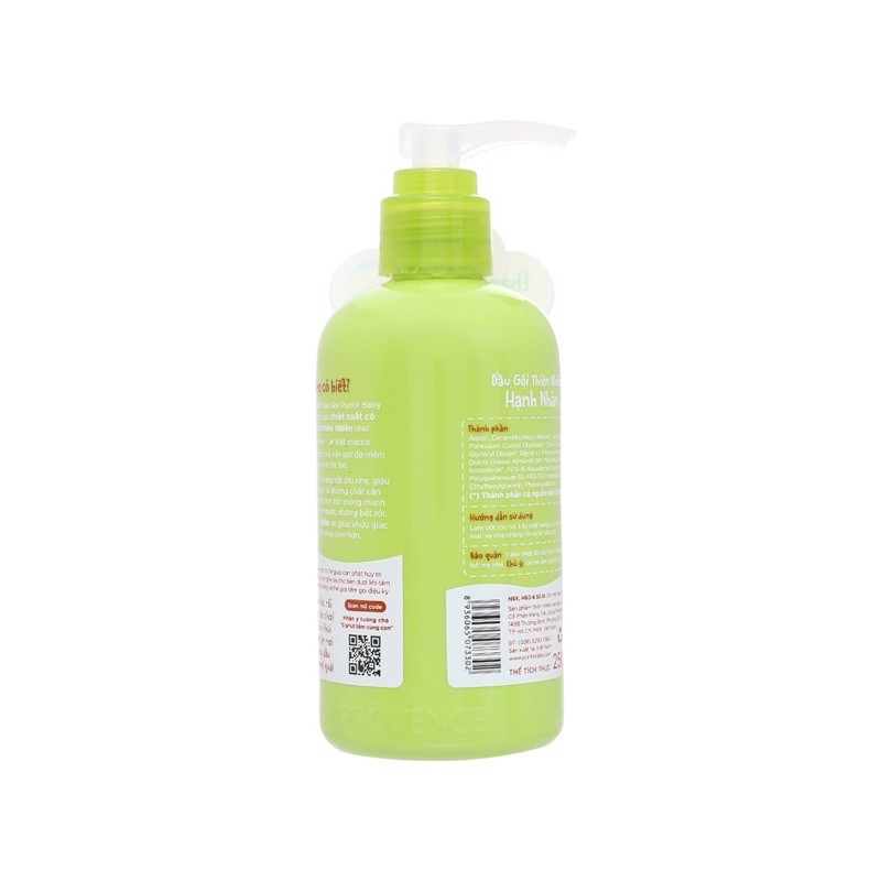 Dầu gội hạnh nhân Baby Purite 250 ml