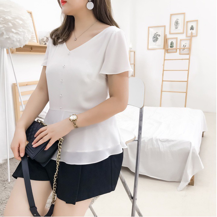 Áo peplum giấu bụng fullsize 40-120kg