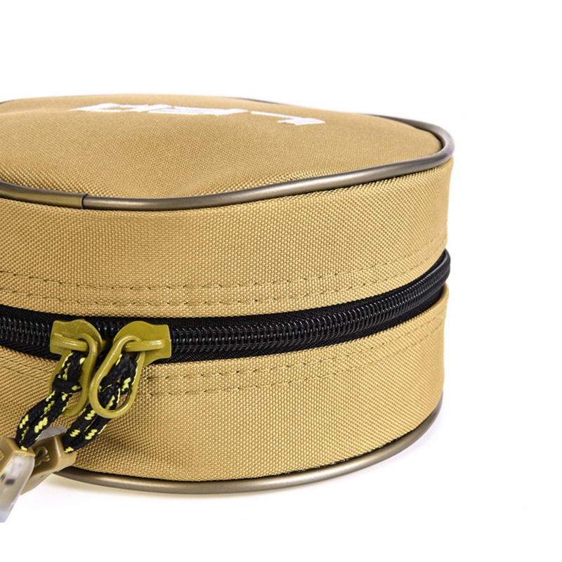 Hộp Đựng Bảo Vệ Máy Câu Cá Bằng Vải Bố Hình Tròn Tiện Dụng