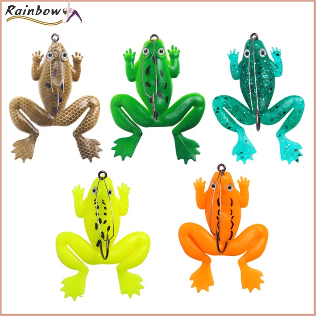 Mồi Câu Cá Giả Hình Con Ếch Mềm Mại 5.2g / 6cm