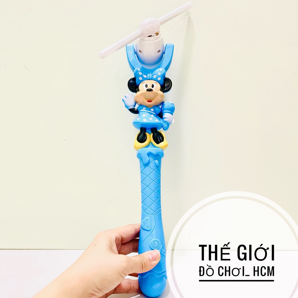 [HOT- HÀNG MỚI VỀ] Đồ chơi cây quay Mickey gậy flash có nhạc đèn phát sáng dành cho bé đi công viên đi biển