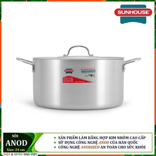 NỒI 24CM ANOD SUNHOUSE SH 6542