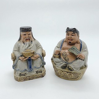 Thổ địa thần tài (ông địa thần tài) men rạn - hàng VIP