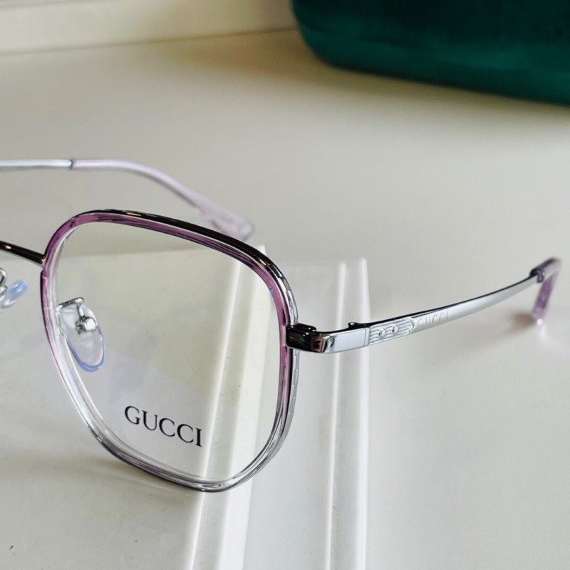 kính mát thời trang mắt trắng gọng kim loại gucci GC gG