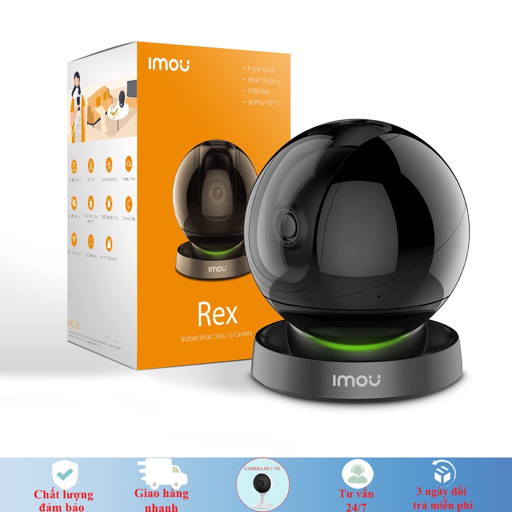 Camera WIFI IP Xoay 360 Trong Nhà REX IPC-A26LP IMOU 1080P Bảo hành chính hãng 24 tháng