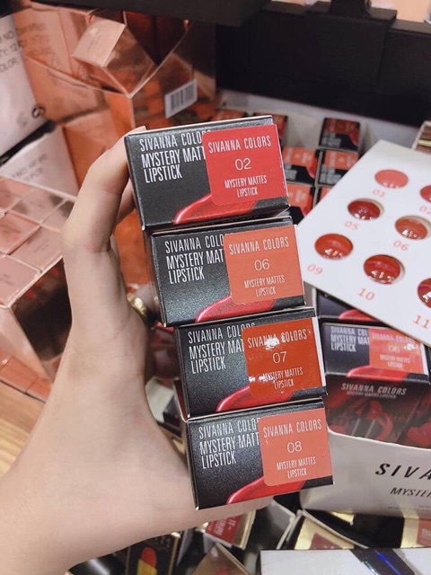 [ HÀNG CÓ SẴN ] SON SIVANNA COLORS MYSTERY MATTES LIPSTICK | BigBuy360 - bigbuy360.vn