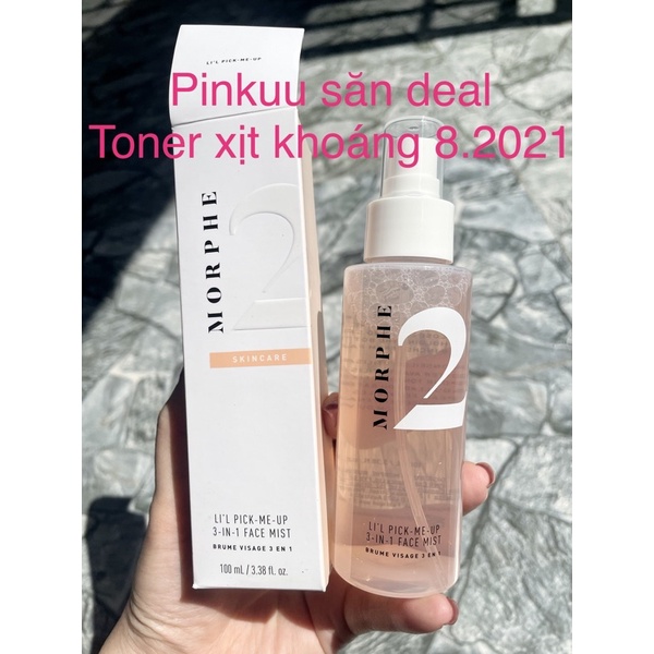 xịt Morphe lót và khoá lớp makeup toner setting spray